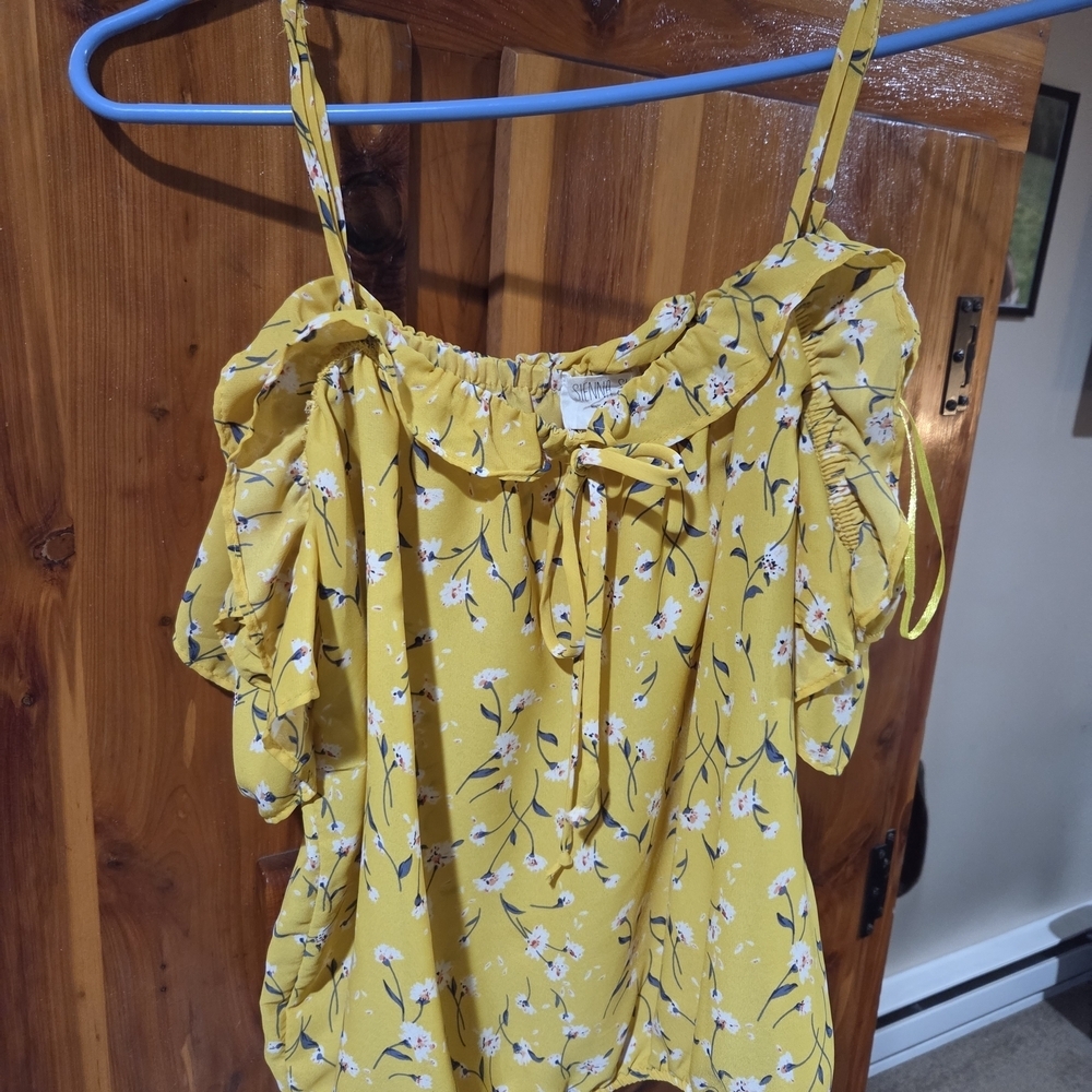 Sienna Sky Yellow Floral Blouse